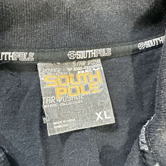 Vintage South Pole Star Voyage Collection Polo Shirt Size XL Computer Tech y2k - Picture 3 of 7